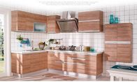 Classical Lacquered MDF Kitchen Cabinets / Multi Color Solid Wood Kitchen Cupboards