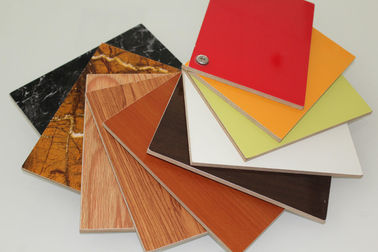 Solid Melamine Coated MDF Board , Office Table 18mm MDF Sheet 1200x2400mm